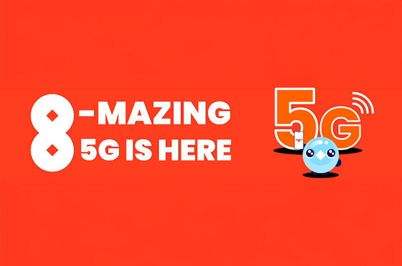 eight launches its first 5G plans from $14.80 per month